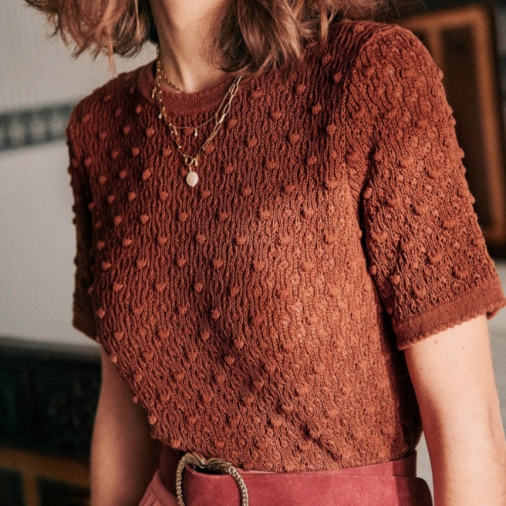 ✨Sézane Pull Marceau in Moka ✨